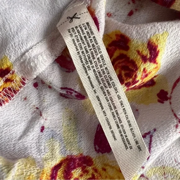 Free People Intimately Morning Rose Sleeveless Floral Lace Bohemian Cami Top - Picture 11 of 12